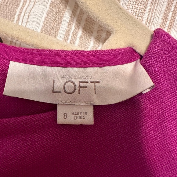 LOFT Sleeveless Shift Dress Size 8 - Picture 2 of 2